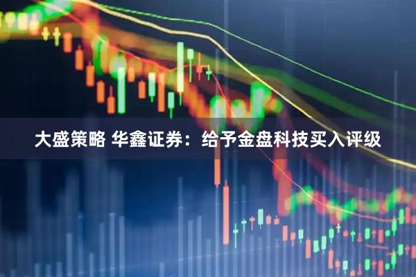 大盛策略 华鑫证券：给予金盘科技买入评级